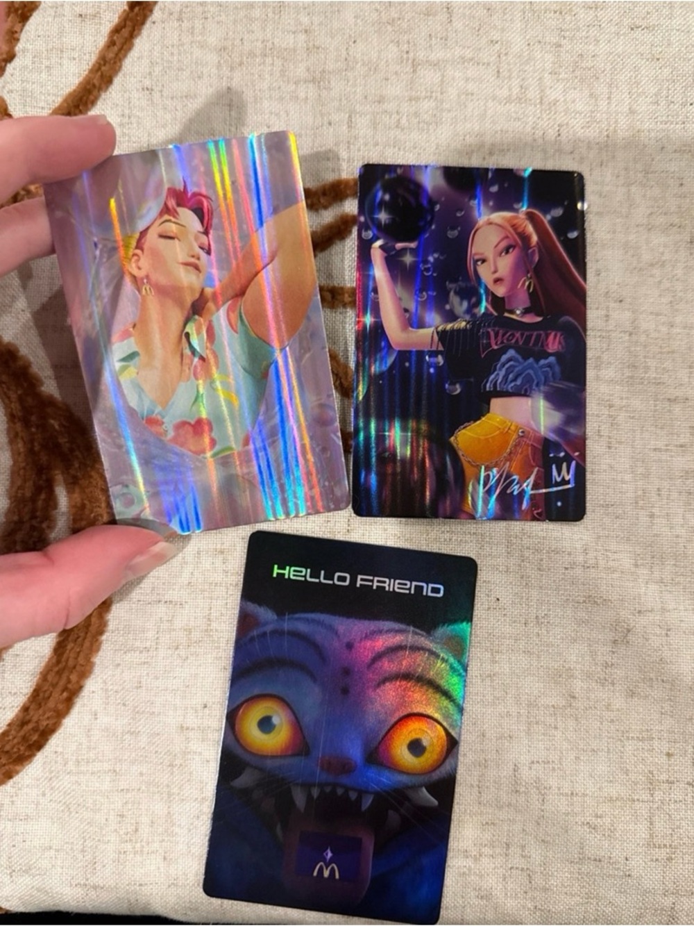 McDonalds KPop Demon Hunter Cards